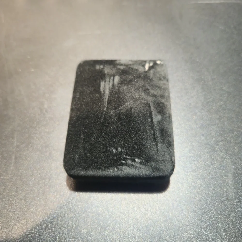 Vintage Macy’s Black Velvet Jewelry Box 3.5
